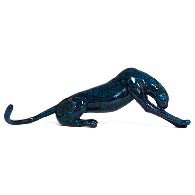 Loet Vanderveen - CHEETAH, EMPEROR (380) - BRONZE - 27 X 9.5 - These sculptures are bronze limited editions.
<br>
<br><a href="/[sculpture]/[available]-[patina]-[swatches]/">More than 30 patinas are available</a>. Available patinas are indicated as IN STOCK. Loet Vanderveen limited editions are always in strong demand and our stocked inventory sells quickly. Special orders are not being taken at this time.
<br>
<br>Allow a few weeks for your sculptures to arrive as each one is thoroughly prepared and packed in our warehouse. This includes fully customized crating and boxing for each piece. Your patience is appreciated during this process as we strive to ensure that your new artwork safely arrives.
<br>
<br>Shipping and Handling TBD
