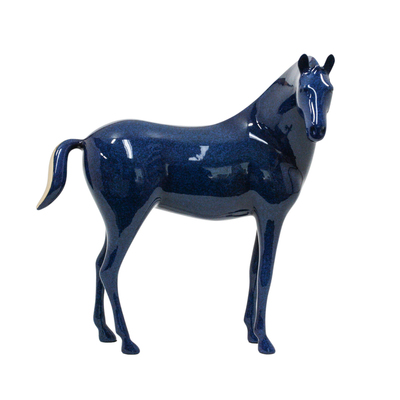 Loet Vanderveen - HORSE, STUDIO (385) - BRONZE - 8.5 X 10.5 - These sculptures are bronze limited editions.
<br>
<br><a href="/[sculpture]/[available]-[patina]-[swatches]/">More than 30 patinas are available</a>. Available patinas are indicated as IN STOCK. Loet Vanderveen limited editions are always in strong demand and our stocked inventory sells quickly. Special orders are not being taken at this time.
<br>
<br>Allow a few weeks for your sculptures to arrive as each one is thoroughly prepared and packed in our warehouse. This includes fully customized crating and boxing for each piece. Your patience is appreciated during this process as we strive to ensure that your new artwork safely arrives.
<br>
<br>Shipping and Handling TBD