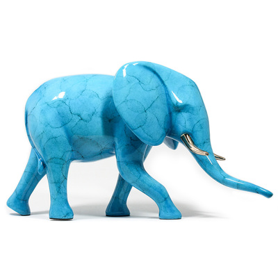 Loet Vanderveen - ELEPHANT, STUDIO (397) - BRONZE - 16 X 9 - These sculptures are bronze limited editions.
<br>
<br><a href="/[sculpture]/[available]-[patina]-[swatches]/">More than 30 patinas are available</a>. Available patinas are indicated as IN STOCK. Loet Vanderveen limited editions are always in strong demand and our stocked inventory sells quickly. Special orders are not being taken at this time.
<br>
<br>Allow a few weeks for your sculptures to arrive as each one is thoroughly prepared and packed in our warehouse. This includes fully customized crating and boxing for each piece. Your patience is appreciated during this process as we strive to ensure that your new artwork safely arrives.
<br>
<br>Shipping and Handling TBD