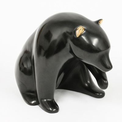 Loet Vanderveen - BEAR (401) - BRONZE - 7 X 5.25 - These sculptures are bronze limited editions.
<br>
<br><a href="/[sculpture]/[available]-[patina]-[swatches]/">More than 30 patinas are available</a>. Available patinas are indicated as IN STOCK. Loet Vanderveen limited editions are always in strong demand and our stocked inventory sells quickly. Special orders are not being taken at this time.
<br>
<br>Allow a few weeks for your sculptures to arrive as each one is thoroughly prepared and packed in our warehouse. This includes fully customized crating and boxing for each piece. Your patience is appreciated during this process as we strive to ensure that your new artwork safely arrives.
<br>
<br>Shipping and Handling TBD