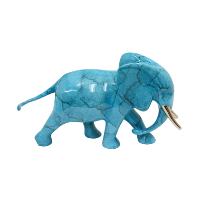 Loet Vanderveen - ELEPHANT, NOAH'S (415) - BRONZE - 8 X 2.25 - These sculptures are bronze limited editions.
<br>
<br><a href="/[sculpture]/[available]-[patina]-[swatches]/">More than 30 patinas are available</a>. Available patinas are indicated as IN STOCK. Loet Vanderveen limited editions are always in strong demand and our stocked inventory sells quickly. Special orders are not being taken at this time.
<br>
<br>Allow a few weeks for your sculptures to arrive as each one is thoroughly prepared and packed in our warehouse. This includes fully customized crating and boxing for each piece. Your patience is appreciated during this process as we strive to ensure that your new artwork safely arrives.
<br>
<br>Shipping and Handling TBD