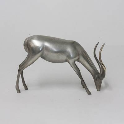 Loet Vanderveen - IMPALA, DRINKING (424) - BRONZE - 8.75 X 5.75 - Free Shipping Anywhere In The USA!
<br>
<br>These sculptures are bronze limited editions.
<br>
<br><a href="/[sculpture]/[available]-[patina]-[swatches]/">More than 30 patinas are available</a>. Available patinas are indicated as IN STOCK. Loet Vanderveen limited editions are always in strong demand and our stocked inventory sells quickly. Special orders are not being taken at this time.
<br>
<br>Allow a few weeks for your sculptures to arrive as each one is thoroughly prepared and packed in our warehouse. This includes fully customized crating and boxing for each piece. Your patience is appreciated during this process as we strive to ensure that your new artwork safely arrives.