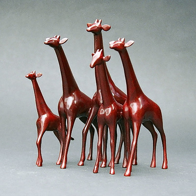 Loet Vanderveen - GIRAFFES, ALERT-SMALL (458) - BRONZE - 7.25 X 6.5 X 9.75 - Free Shipping Anywhere In The USA!
<br>
<br>These sculptures are bronze limited editions.
<br>
<br><a href="/[sculpture]/[available]-[patina]-[swatches]/">More than 30 patinas are available</a>. Available patinas are indicated as IN STOCK. Loet Vanderveen limited editions are always in strong demand and our stocked inventory sells quickly. Special orders are not being taken at this time.
<br>
<br>Allow a few weeks for your sculptures to arrive as each one is thoroughly prepared and packed in our warehouse. This includes fully customized crating and boxing for each piece. Your patience is appreciated during this process as we strive to ensure that your new artwork safely arrives.