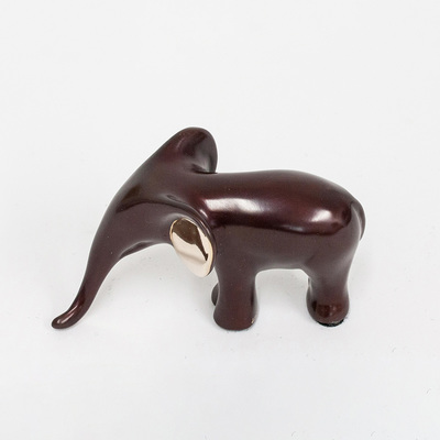 Loet Vanderveen - ELEPHANT, CLASSIC BABY (468) - BRONZE - 4.25 X 2.5 X 2 - These sculptures are bronze limited editions.
<br>
<br><a href="/[sculpture]/[available]-[patina]-[swatches]/">More than 30 patinas are available</a>. Available patinas are indicated as IN STOCK. Loet Vanderveen limited editions are always in strong demand and our stocked inventory sells quickly. Special orders are not being taken at this time.
<br>
<br>Allow a few weeks for your sculptures to arrive as each one is thoroughly prepared and packed in our warehouse. This includes fully customized crating and boxing for each piece. Your patience is appreciated during this process as we strive to ensure that your new artwork safely arrives.
<br>
<br>Shipping and Handling TBD