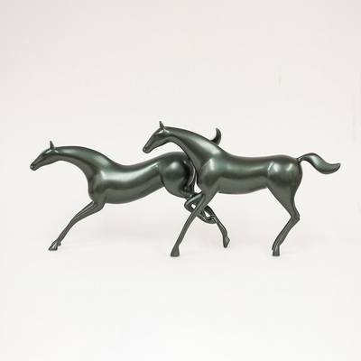 Loet Vanderveen - HORSES, GALLOPING (475) - BRONZE - 22 X 5 X 9 - Free Shipping Anywhere In The USA!
<br>
<br>These sculptures are bronze limited editions.
<br>
<br><a href="/[sculpture]/[available]-[patina]-[swatches]/">More than 30 patinas are available</a>. Available patinas are indicated as IN STOCK. Loet Vanderveen limited editions are always in strong demand and our stocked inventory sells quickly. Special orders are not being taken at this time.
<br>
<br>Allow a few weeks for your sculptures to arrive as each one is thoroughly prepared and packed in our warehouse. This includes fully customized crating and boxing for each piece. Your patience is appreciated during this process as we strive to ensure that your new artwork safely arrives.