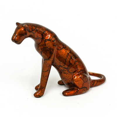 Loet Vanderveen - LIONESS, ALERT (504) - BRONZE - 6.5 X 3 X 4.5 - These sculptures are bronze limited editions.
<br>
<br><a href="/[sculpture]/[available]-[patina]-[swatches]/">More than 30 patinas are available</a>. Available patinas are indicated as IN STOCK. Loet Vanderveen limited editions are always in strong demand and our stocked inventory sells quickly. Special orders are not being taken at this time.
<br>
<br>Allow a few weeks for your sculptures to arrive as each one is thoroughly prepared and packed in our warehouse. This includes fully customized crating and boxing for each piece. Your patience is appreciated during this process as we strive to ensure that your new artwork safely arrives.
<br>
<br>Shipping and Handling TBD