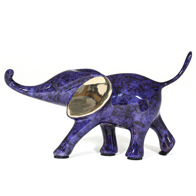 Loet Vanderveen - ELEPHANT, SMALL RUNNING (508) - BRONZE - 5 X 2 X 2.25 - These sculptures are bronze limited editions.
<br>
<br><a href="/[sculpture]/[available]-[patina]-[swatches]/">More than 30 patinas are available</a>. Available patinas are indicated as IN STOCK. Loet Vanderveen limited editions are always in strong demand and our stocked inventory sells quickly. Special orders are not being taken at this time.
<br>
<br>Allow a few weeks for your sculptures to arrive as each one is thoroughly prepared and packed in our warehouse. This includes fully customized crating and boxing for each piece. Your patience is appreciated during this process as we strive to ensure that your new artwork safely arrives.
<br>
<br>Shipping and Handling TBD