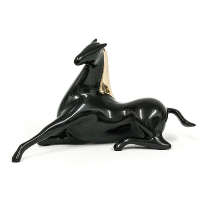Loet Vanderveen - HORSE, ELEGANT - JEWEL PATINA ONLY (524) - BRONZE - 8.5 X 3 X 4.75 - These sculptures are bronze limited editions.
<br>
<br><a href="/[sculpture]/[available]-[patina]-[swatches]/">More than 30 patinas are available</a>. Available patinas are indicated as IN STOCK. Loet Vanderveen limited editions are always in strong demand and our stocked inventory sells quickly. Special orders are not being taken at this time.
<br>
<br>Allow a few weeks for your sculptures to arrive as each one is thoroughly prepared and packed in our warehouse. This includes fully customized crating and boxing for each piece. Your patience is appreciated during this process as we strive to ensure that your new artwork safely arrives.
<br>
<br>Shipping and Handling TBD