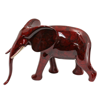 Loet Vanderveen - ELEPHANT, WALKING (530) - BRONZE - 9.5 X 5 X 6.25 - These sculptures are bronze limited editions.
<br>
<br><a href="/[sculpture]/[available]-[patina]-[swatches]/">More than 30 patinas are available</a>. Available patinas are indicated as IN STOCK. Loet Vanderveen limited editions are always in strong demand and our stocked inventory sells quickly. Special orders are not being taken at this time.
<br>
<br>Allow a few weeks for your sculptures to arrive as each one is thoroughly prepared and packed in our warehouse. This includes fully customized crating and boxing for each piece. Your patience is appreciated during this process as we strive to ensure that your new artwork safely arrives.
<br>
<br>Shipping and Handling TBD