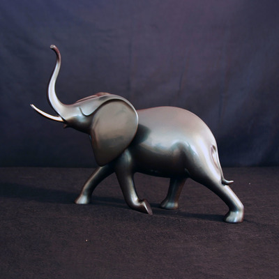 Loet Vanderveen - ELEPHANT, CHARGING (536) - BRONZE - 18 X 18.5 X 14 - These sculptures are bronze limited editions.
<br>
<br><a href="/[sculpture]/[available]-[patina]-[swatches]/">More than 30 patinas are available</a>. Available patinas are indicated as IN STOCK. Loet Vanderveen limited editions are always in strong demand and our stocked inventory sells quickly. Special orders are not being taken at this time.
<br>
<br>Allow a few weeks for your sculptures to arrive as each one is thoroughly prepared and packed in our warehouse. This includes fully customized crating and boxing for each piece. Your patience is appreciated during this process as we strive to ensure that your new artwork safely arrives.
<br>
<br>Shipping and Handling TBD