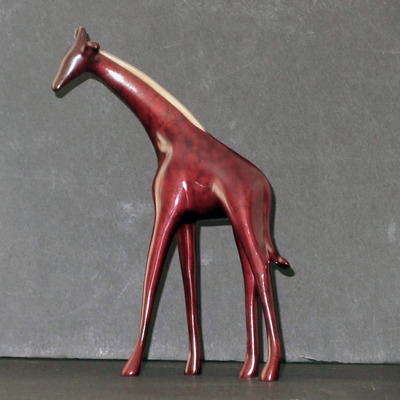 Loet Vanderveen - GIRAFFE, YOUNG (550) - BRONZE - 5 X 1.5 X 7 - These sculptures are bronze limited editions.
<br>
<br><a href="/[sculpture]/[available]-[patina]-[swatches]/">More than 30 patinas are available</a>. Available patinas are indicated as IN STOCK. Loet Vanderveen limited editions are always in strong demand and our stocked inventory sells quickly. Special orders are not being taken at this time.
<br>
<br>Allow a few weeks for your sculptures to arrive as each one is thoroughly prepared and packed in our warehouse. This includes fully customized crating and boxing for each piece. Your patience is appreciated during this process as we strive to ensure that your new artwork safely arrives.
<br>
<br>Shipping and Handling TBD