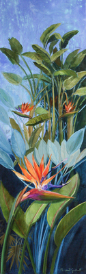 Margaret Gradwell - PERFECT NATURE - ACRYLIC AND OIL ON CANVAS - 64 5/8 X 20