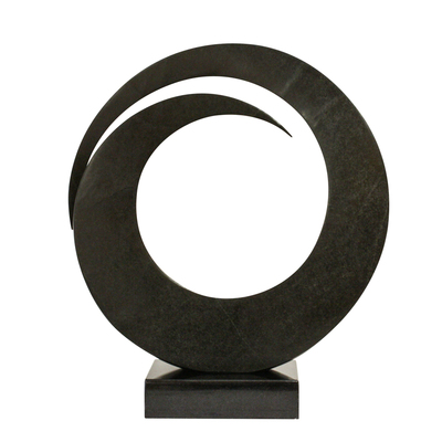 Nesbert Mukomberanwa - CIRCLES - SPRINGSTONE - 17 1/2 X 16 1/2 X 3 1/2