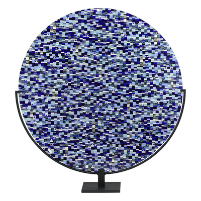 Orovetro Murano - BLUE PLANET - GLASS - 26 1/2 X 4 X 5 1/2