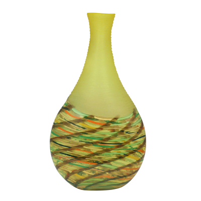 Orovetro Murano - STRIKING YELLOW - GLASS - 24 X 12 X 6