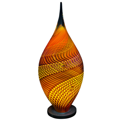 Peter Kuchler III - ORAPIN - GLASS - 26 1/2 X 11 X 4 1/2