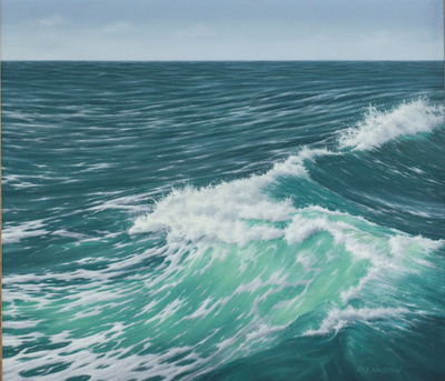 Rob MacIntosh - CALM SWELL - OIL ON CANVAS - 27 X 31