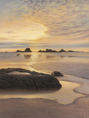 Rob MacIntosh - PEACEFUL MOMENT - OIL ON CANVAS - 48 X 36