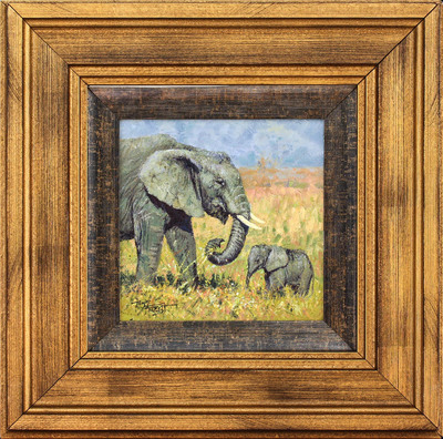 Promotional Items - TONY FORREST - LUNCH TIME - OIL - 8 X 8