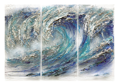 2Wild - RYTHYM OF ETERNITY - MIXED MEDIA ON PLEXIGLASS - 48 X 74