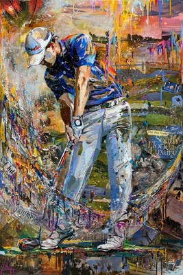 2Wild - MAKE A WINNING MARK - MIXED MEDIA ON PANEL - 60 X 40