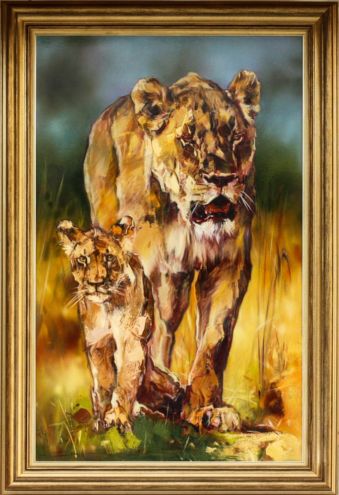 Large Oil Original Oil Painting 'Up and Adam' Product Link