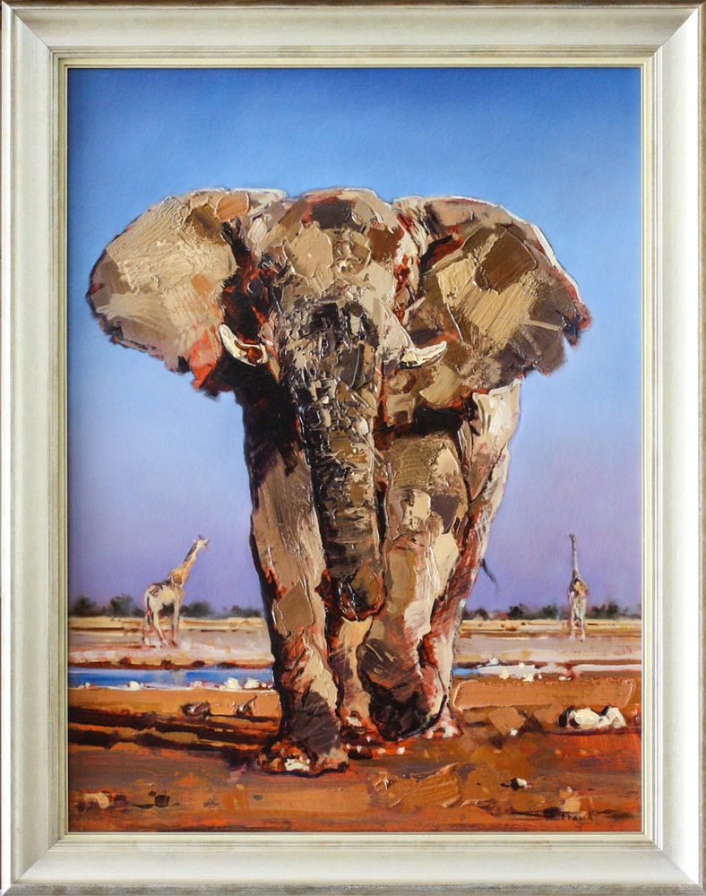 King of the Waterhole Large artwork James Stroud Product Link