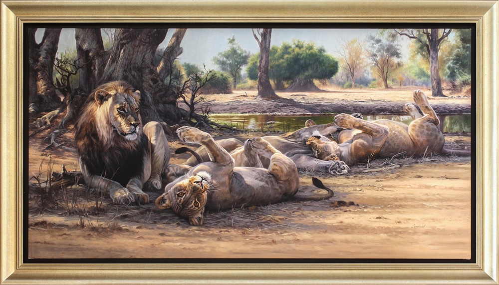 Large Oil on Canvas 'Pride' By David Langmead Native Visions Galleries