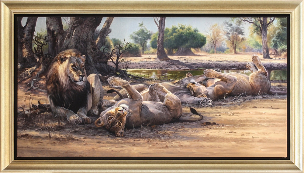 Large Oil on Canvas 'Pride' By David Langmead Native Visions Galleries