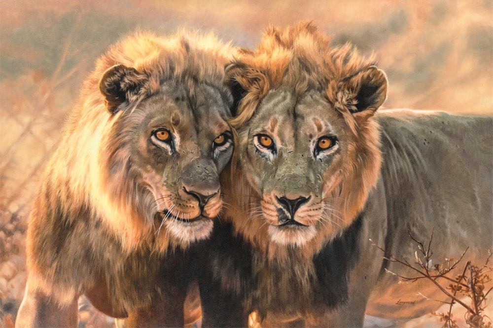 Lions Portrait Wall Art Product Image Link